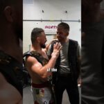 Merab and Cory meet backstage! ❤️ #ufc320