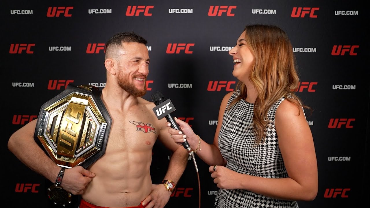 Merab Dvalishvili Backstage Interview | UFC 320