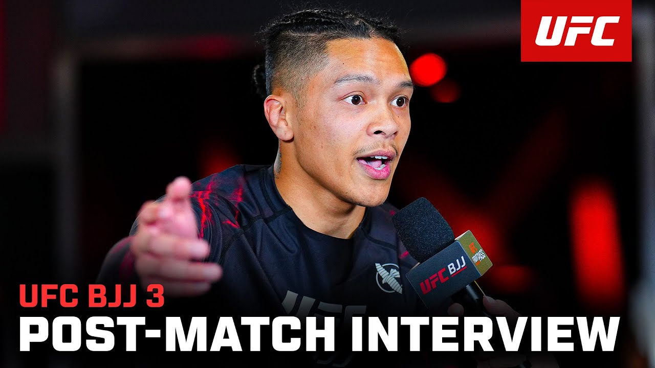Michael Jalen Fonacier Post-Match Interview | UFC BJJ 3