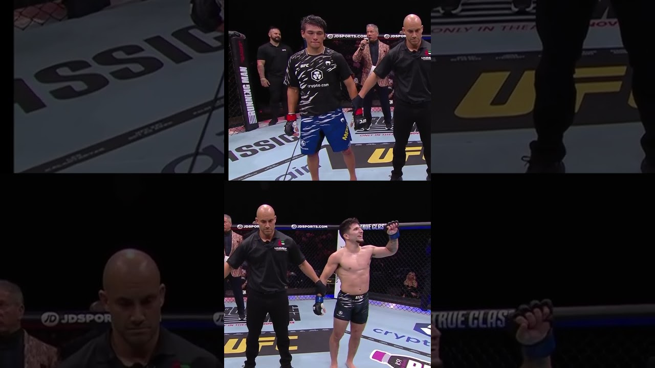 Mitch Raposo gets his first UFC win in Abu Dhabi 🔥 #UFC321