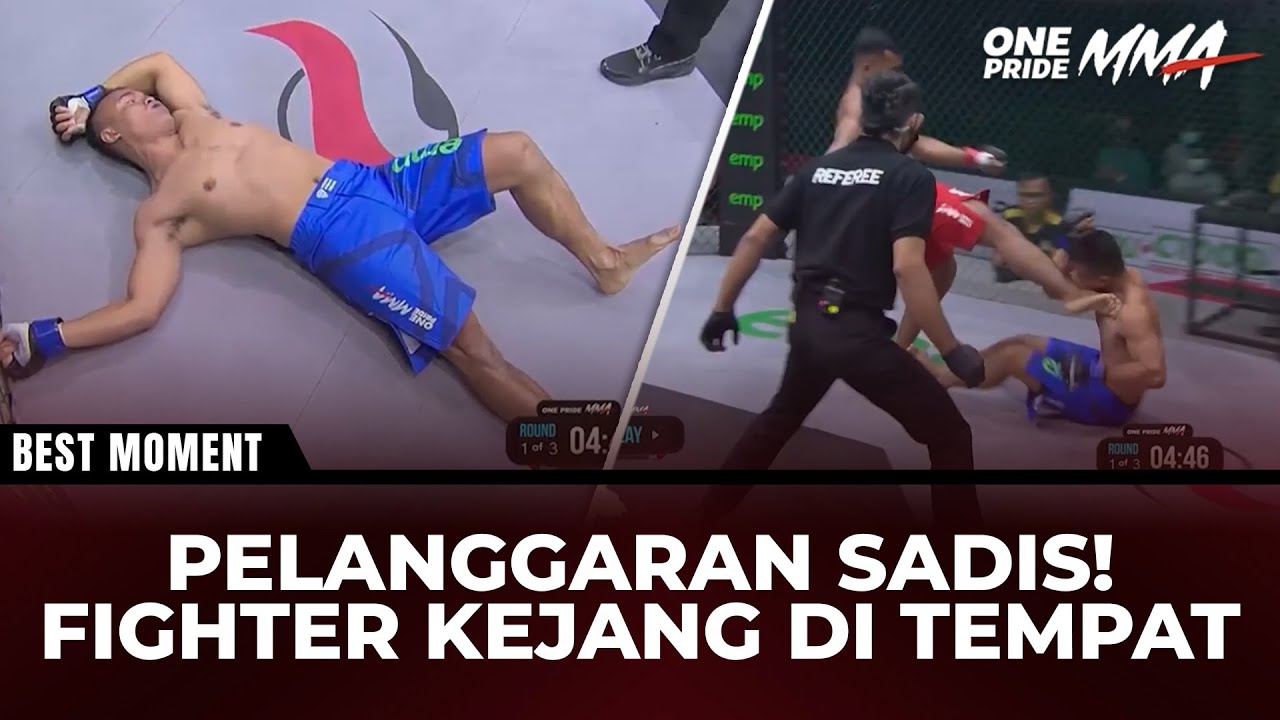 Pelanggaran Sadis yang Membuat Fighter Kejang di Tempat | Best Momen One Pride MMA