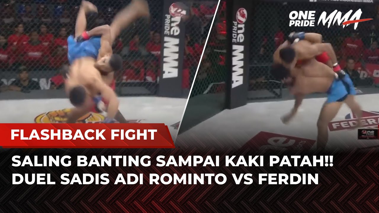 MENGERIKAN‼️Pertarungan Buas Adi Rominto VS Ferdin Sampai Kaki Patah | Flashback Full Fight