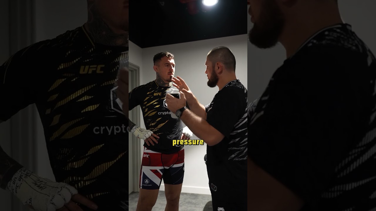 Coach Khabib has some advice for champ Tom Aspinall 👀 #ufc321