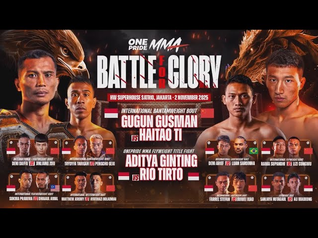 ONE PRIDE 88: BATTLE FOR GLORY 🔥🔥