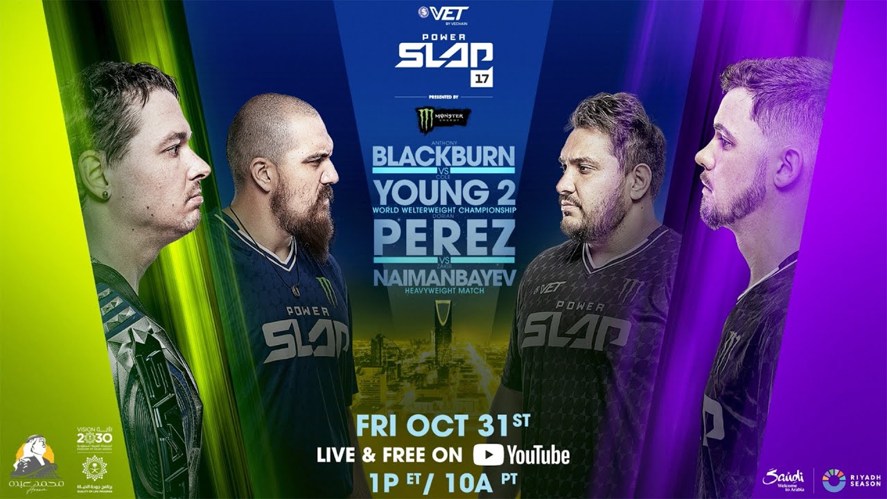 Power Slap 17: Blackburn vs Young Prelims | October 31st