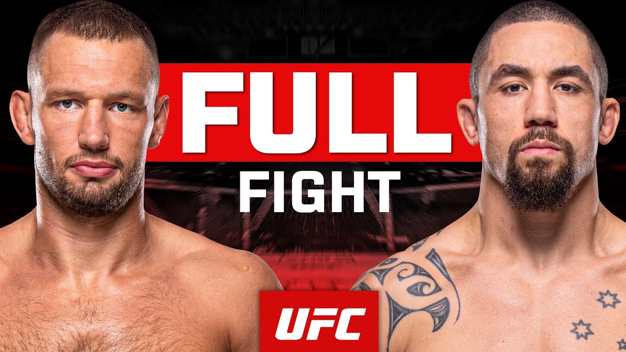 Reinier de Ridder vs Robert Whittaker | FULL FIGHT | UFC Vancouver