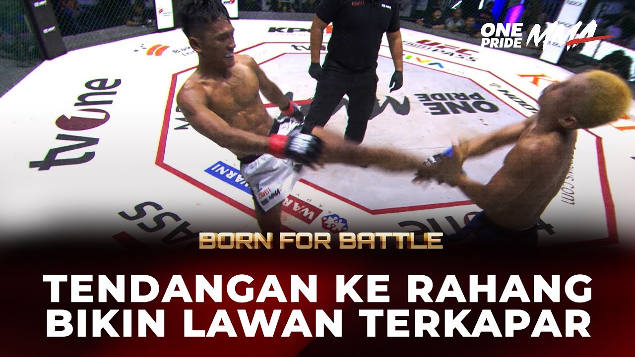 NGERI‼️Antoni Tambunan vs Ajai Pasaribu Tendangan Keras Bikin Langsung KO‼️| One Pride MMA