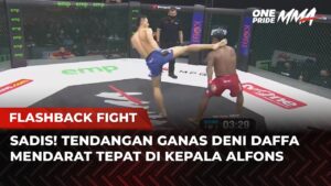 BRUTAL BANGET‼️ Pertarungan Ali Medeong vs Arfan Hidayat | Flashback Full Fight One Pride MMA