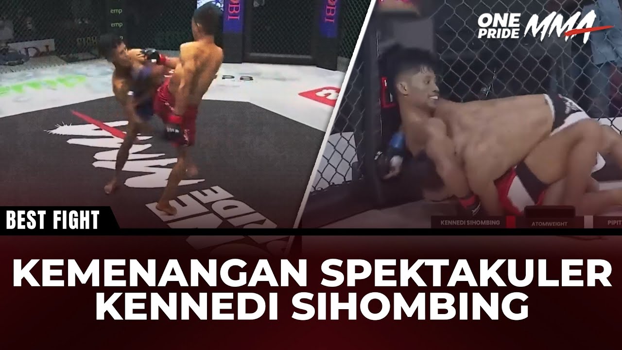 NGERI‼️Fight Ganas Kennedi Sihombing yang Menggungcang Oktagon | Best Fight One Pride MMA