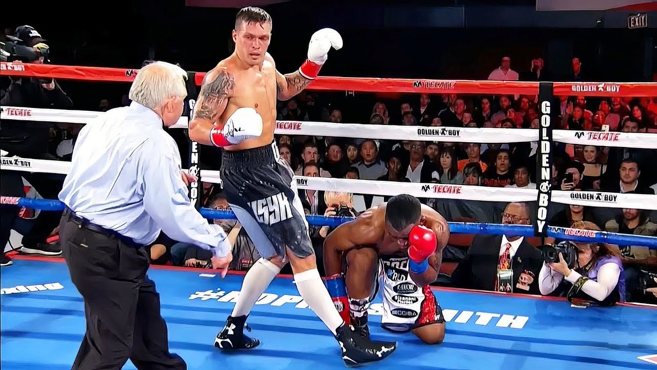 Thabiso Mchunu (South Africa) vs Oleksandr Usyk (Ukraine) | KNOCKOUT, BOXING fight, HD, 60 fps