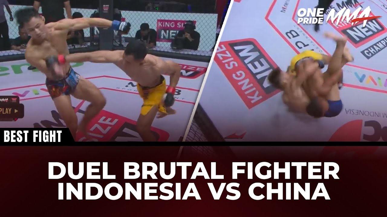 EPIC BATTLE! Inilah Momen Petarung Indonesia Bungkam Fighter China di atas Oktagon | Flashback Fight
