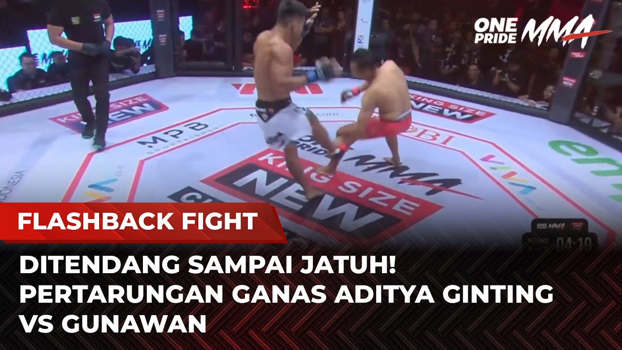 BRUTAL‼️Duel Panas Aditya Ginting vs Gunawan | Flashback Full Fight One Pride MMA