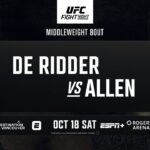 UFC Vancouver: De Ridder vs Allen - October 18th | Fight Promo