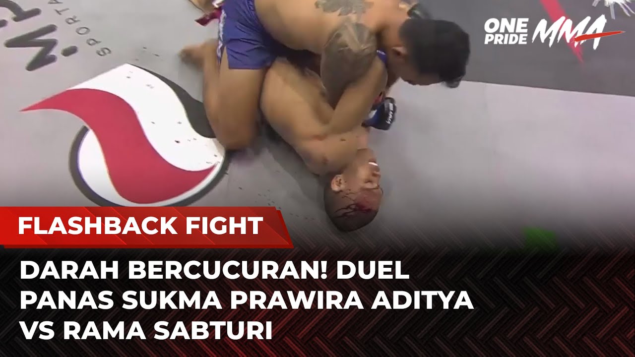 KEPALA BOCOR! Duel Sadis Sukma Prawira Aditya vs Rama Sabturi | Flashback Full Fight One Pride MMA