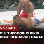EMOSI MEMUNCAK! Theodorus Hajar Alwin Kincai Sampai Mandi Darah | Flashback Fight One Pride MMA
