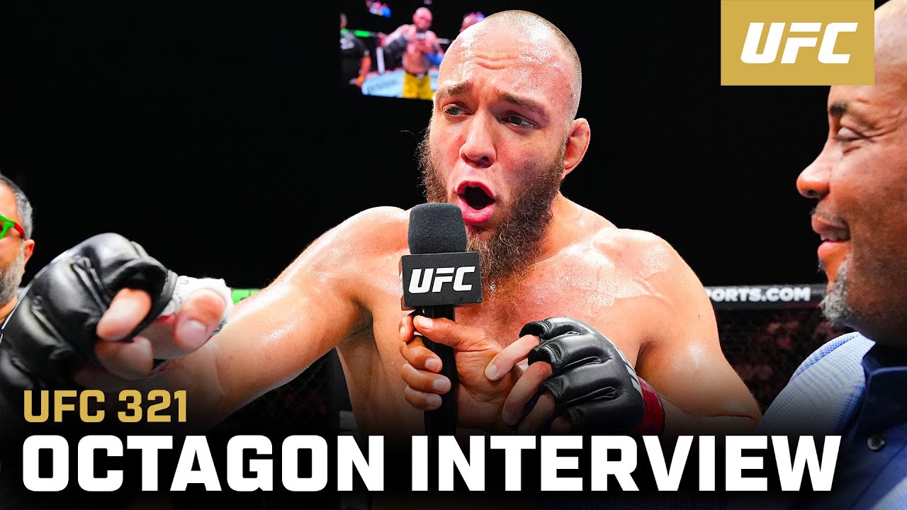 Valter Walker Octagon Interview | UFC 321
