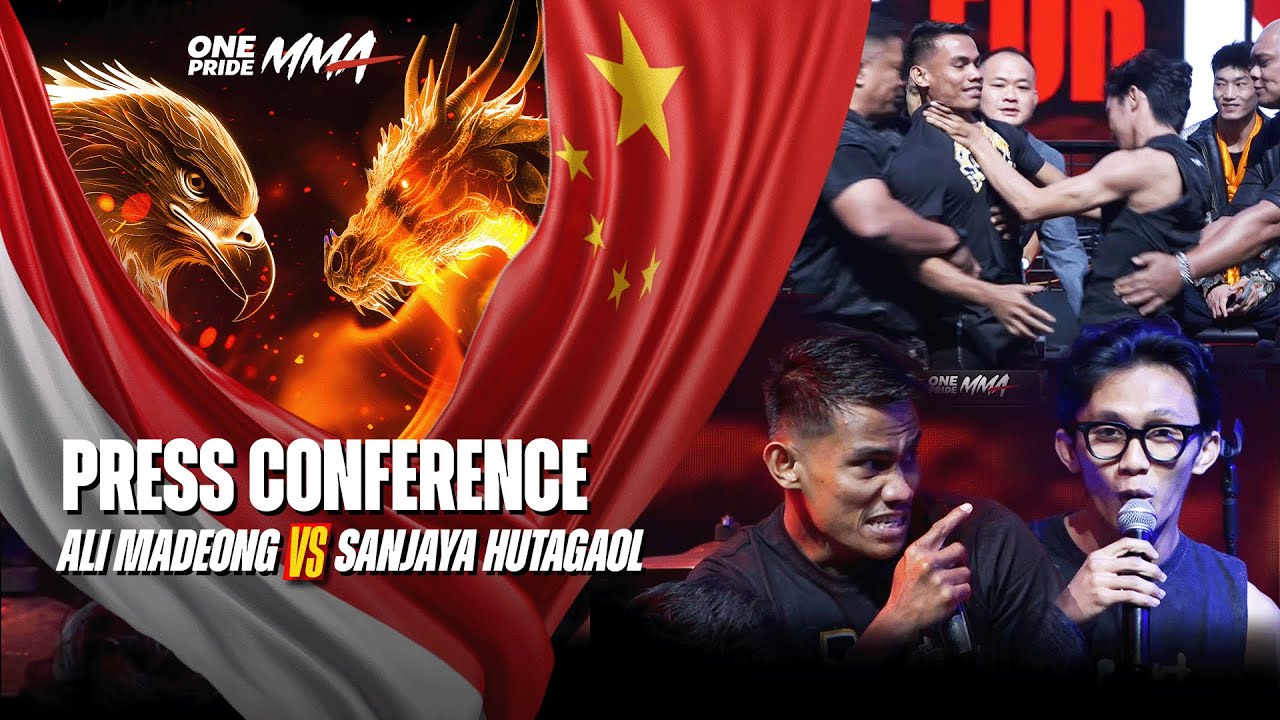 DEBAT PANAS‼️PRESSCON - ONE PRIDE MMA || ALI MADEONG VS SANJAYA HUTAGAOL