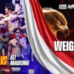PANAS‼️WEIGH IN ONE PRIDE MMA || ALI MADEONG VS SANJAYA HUTAGAOL