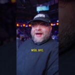 Action Bronson is in the house early! 👍 #ufc322