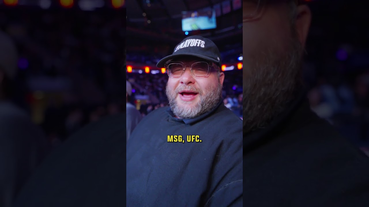 Action Bronson is in the house early! 👍 #ufc322