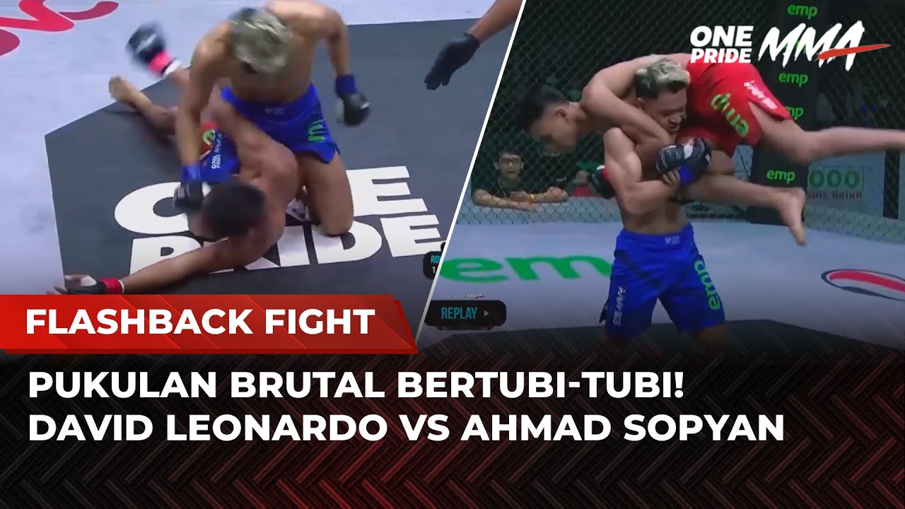 PERTARUNGAN SADIS! David Leonardo vs Ahmad Sopyan | Flashback Full Fight One Pride MMA