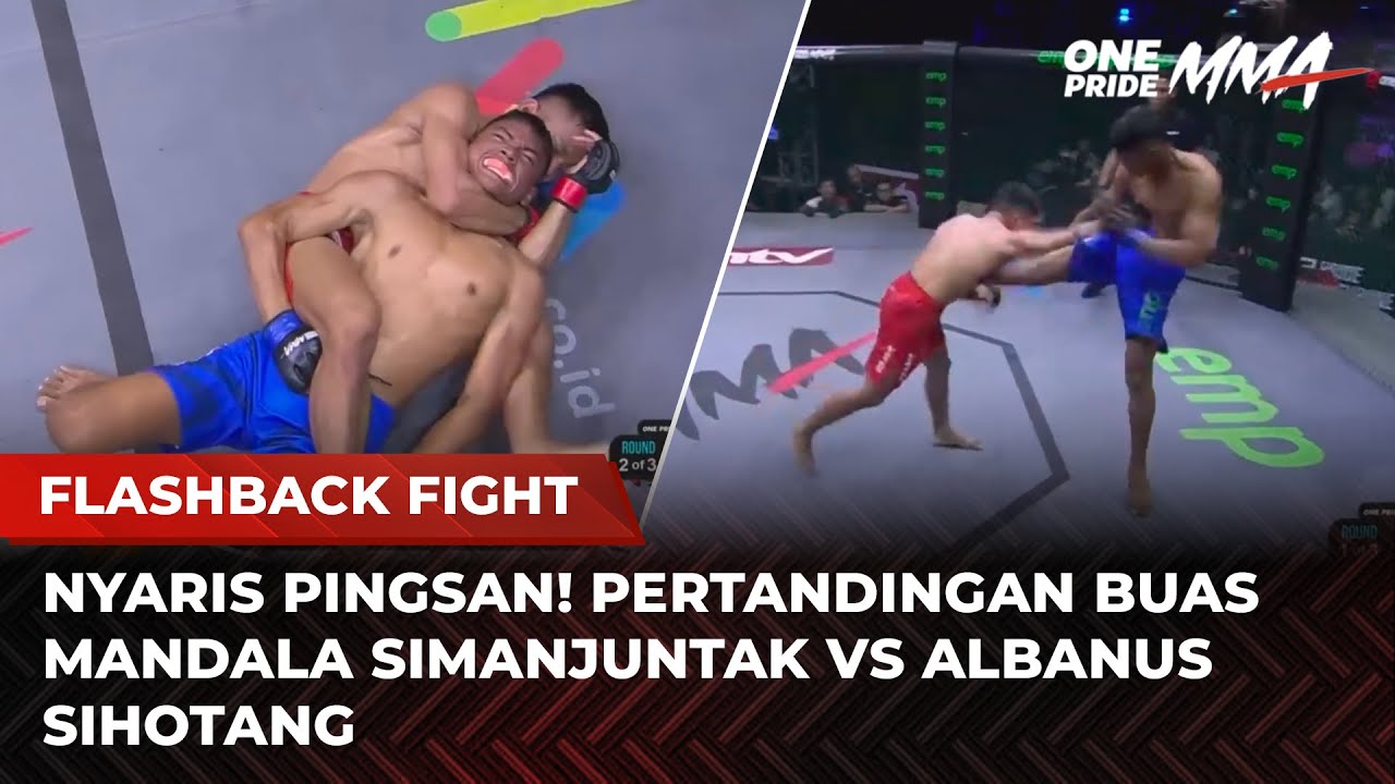 DICEKIK SAMPAI LEMAS! Mandala Simanjuntak Vs Albanus Sihotang | Flashback Full Fight One Pride MMA