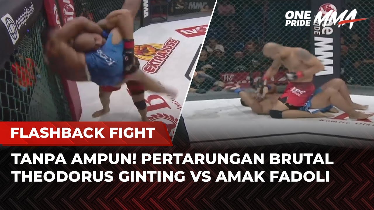 DIPUKUL SAMPAI PINGSAN! Theodorus Ginting vs Amak Fadoli | Flashback Full Fight One Pride MMA