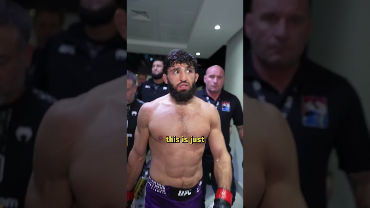 Arman Tsarukyan was hyped! 👍 #ufcqatar