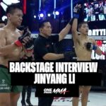 BACKSTAGE INTERVIEW JINYANG LI
