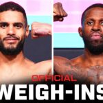 Bonfim vs Brown Weigh-Ins | UFC Vegas 111