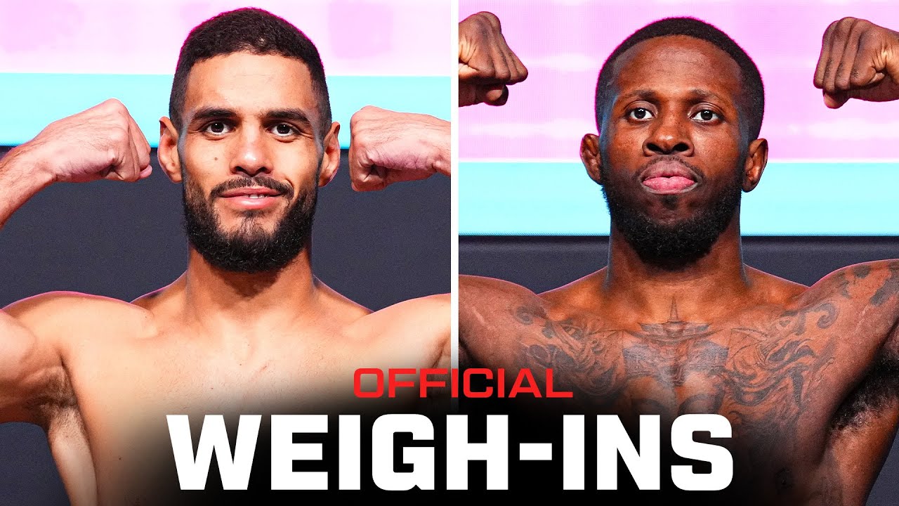 Bonfim vs Brown Weigh-Ins | UFC Vegas 111