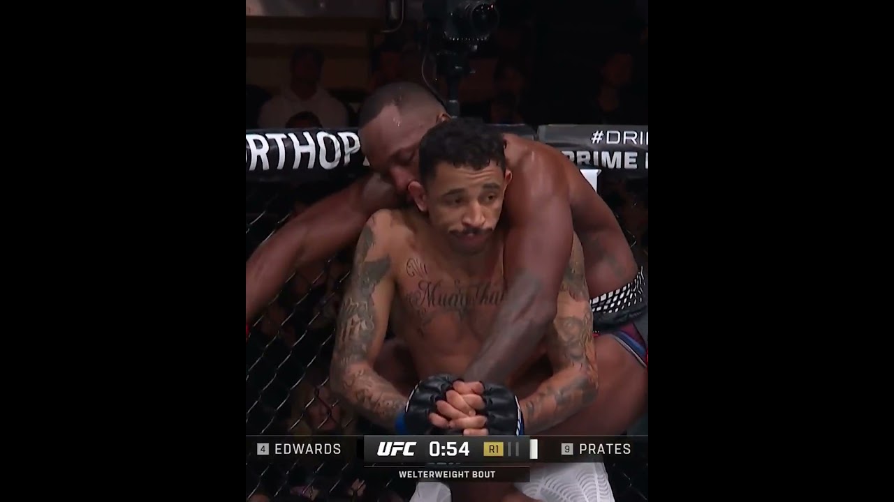 Carlos Prates was not impressed 😂 #ufc322