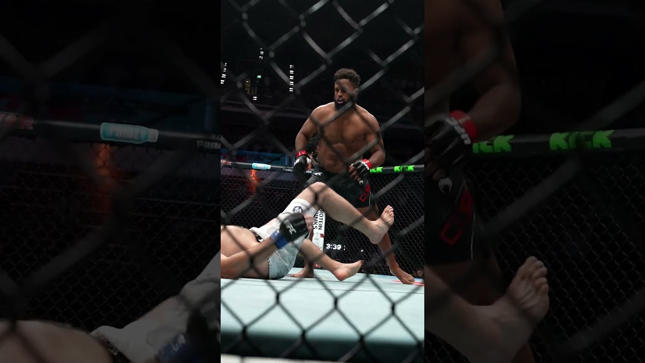 Cortes-Acosta turns his lights off! 🔥 #ufcqatar