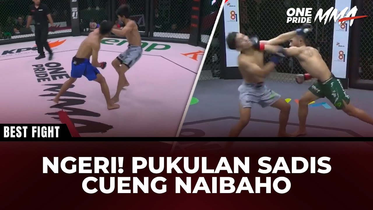 PARAH‼️Striking Mengerikan Cueng Naibaho yang Bikin Lawannya Tak Berdaya | Best Fight One Pride MMA