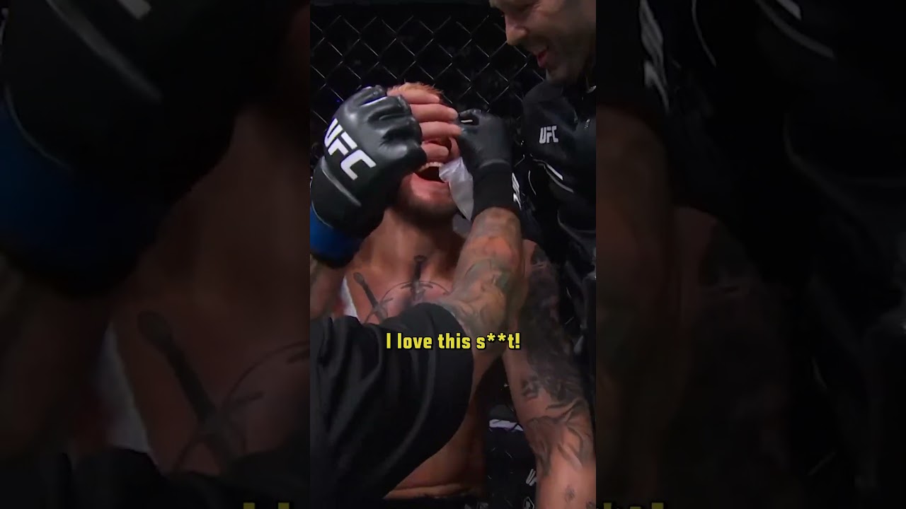 Dan Hooker might be CRAZY 😮 #ufcqatar