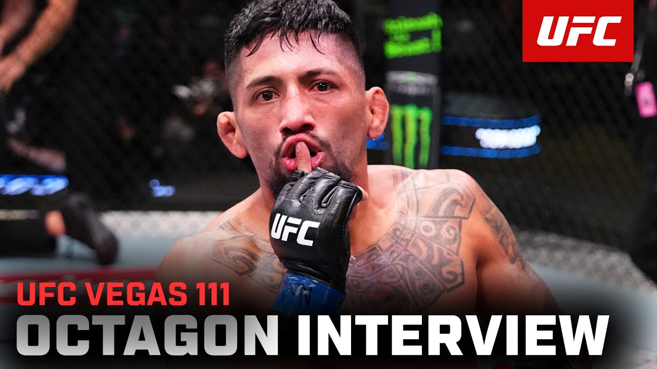 Daniel Marcos Octagon Interview | UFC Vegas 111