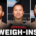 Della Maddalena vs Makhachev Weigh-Ins | UFC 322