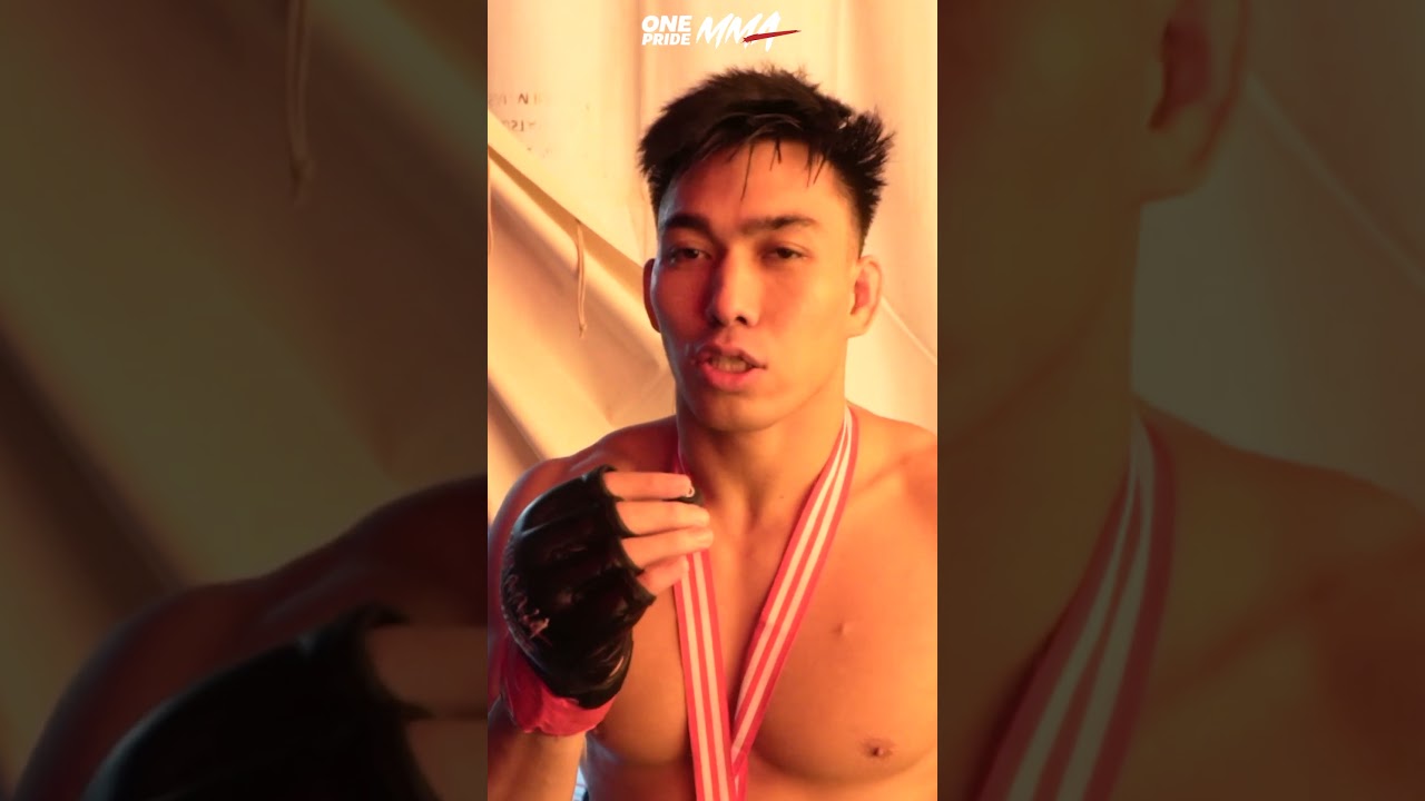 DENI ARIF BACKSTAGE INTERVIEW #onepridemma #mma