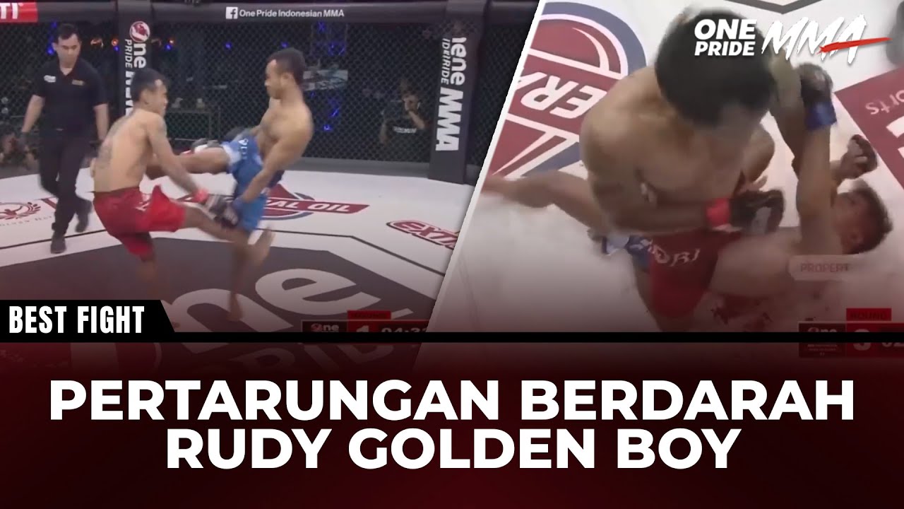 MENGERIKAN‼️Duel Tersadis Rudy Golden Boy yang Bikin Lawan Berdarah | Best Fight One Pride MMA