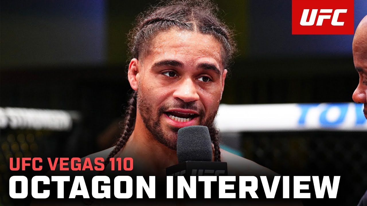 Donte Johnson Octagon Interview | UFC Vegas 110