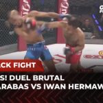 BUAS PARAH‼️Pertarungan Menegangkan Dede Barabas vs Iwan Hermawan  | Flashback Fight One Pride MMA