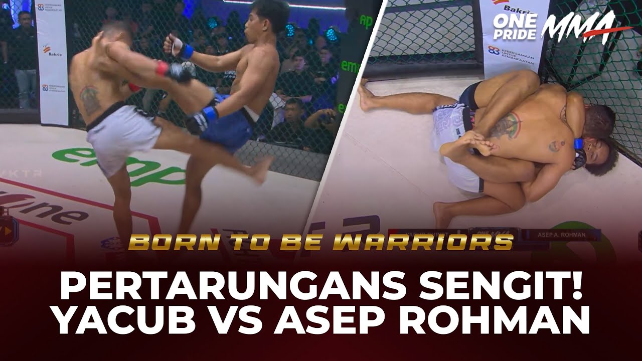 LAGA KERAS‼️Duel Penuh Taktikal Yacub Christ vs Asep A. Rohman | One Pride MMA