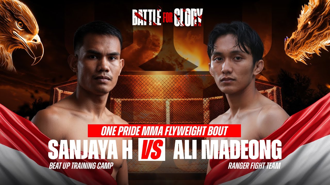 FULL FIGHT - ONE PRIDE MMA #88 || ALI MADEONG VS SANJAYA HUTAGAOL
