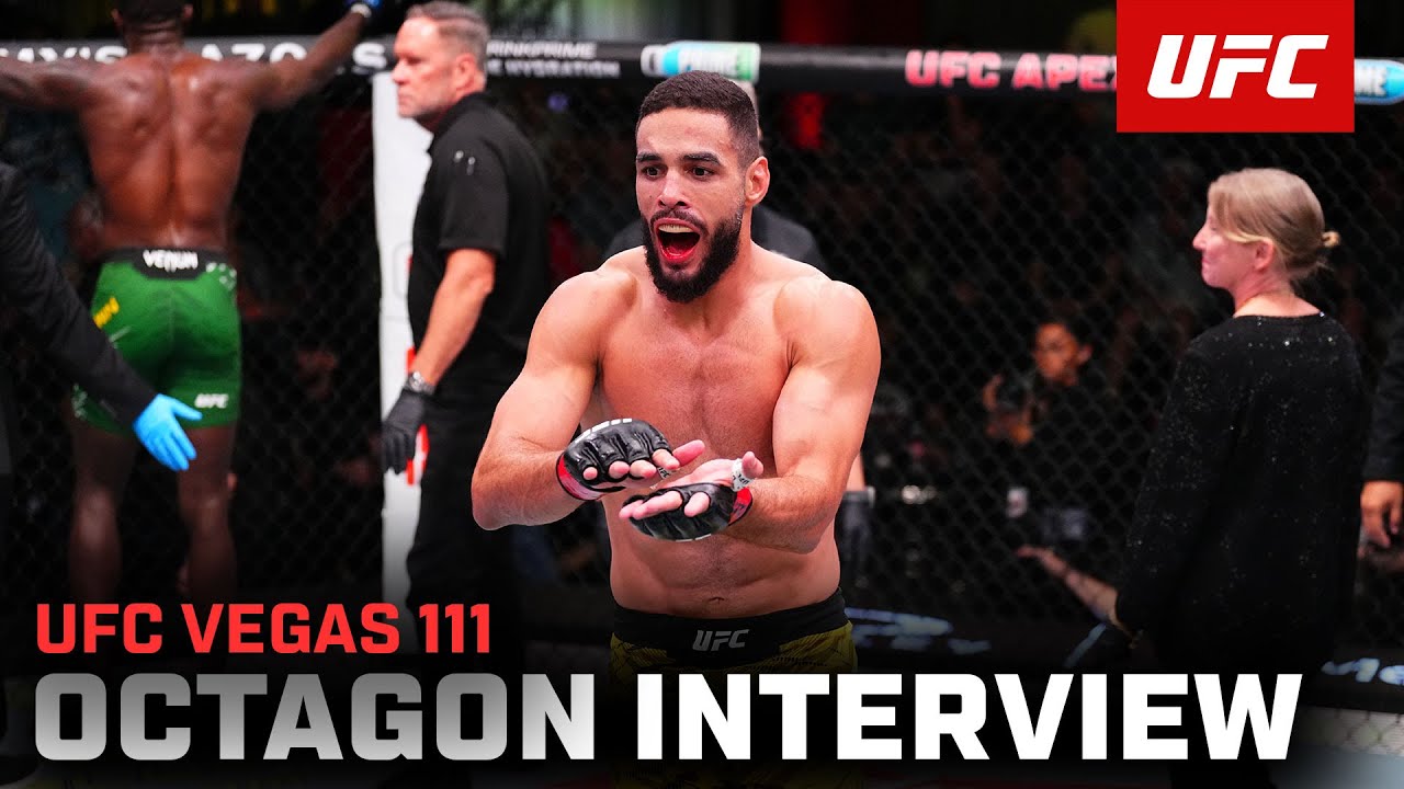 Gabriel Bonfim Octagon Interview | UFC Vegas 111