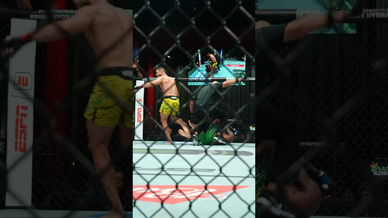 Gabriel Bonfim with the knee KO 🦿 #ufcvegas111