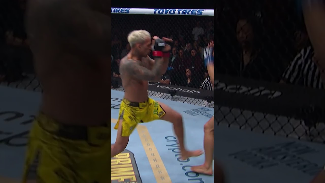 HOW DID HE SURVIVE THIS??? 😳 #ufcqatar