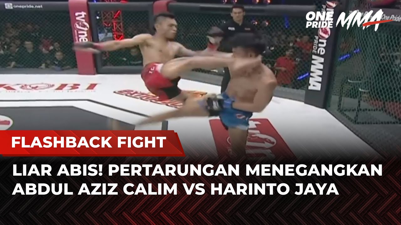 BRINGAS! Duel Penuh Atraktif Abdul Aziz Calim vs Harinto Jaya | Flashback Full Fight One Pride MMA