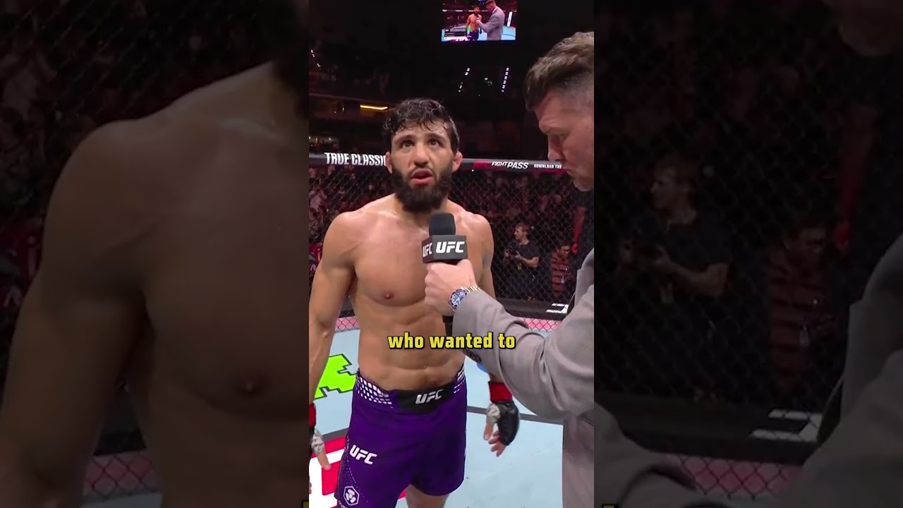 'Ilia Topuria why are you running?' #ufcqatar