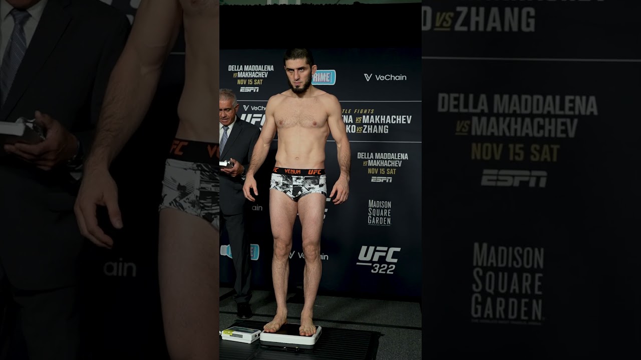 Islam Makhachev has made weight! 🚨 #ufc322