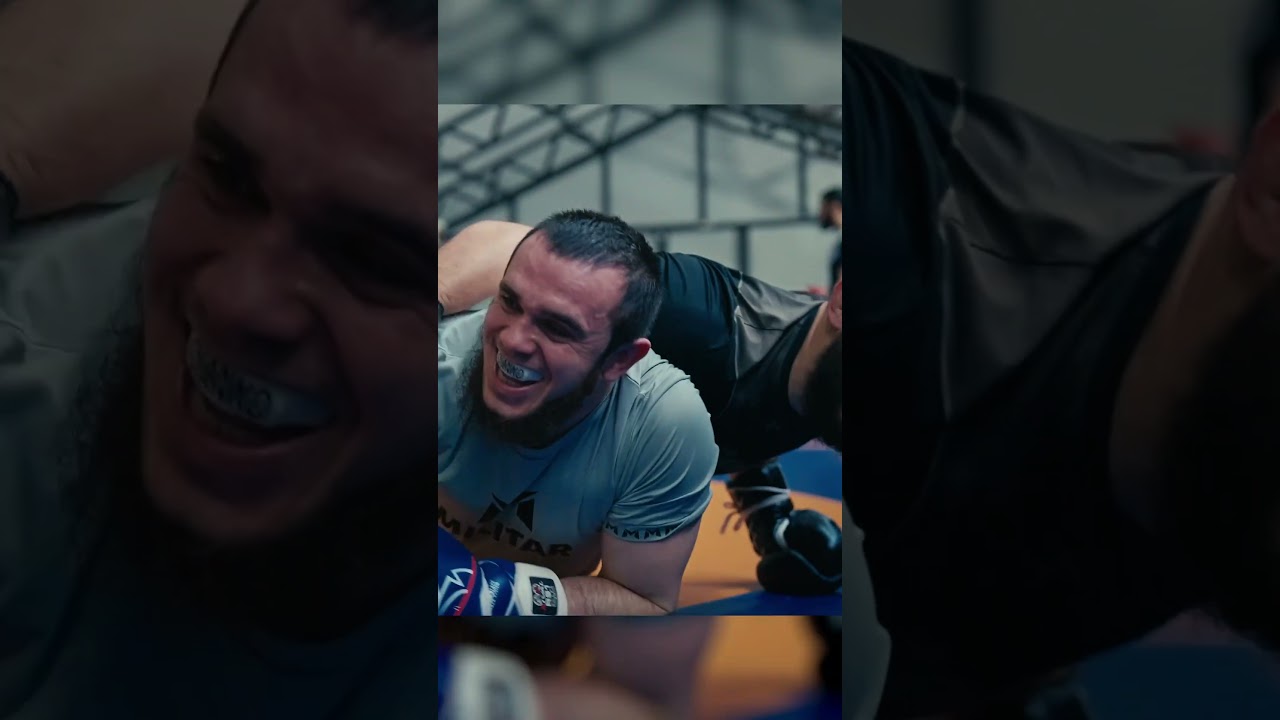 Islam Makhachev sparring John Pork? 😮 #ufc322